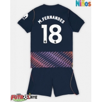 Camiseta Tottenham Hotspur Mateus Fernandes #18 Visitante Equipación para niños 2026-27 manga corta (+ pantalones cortos)